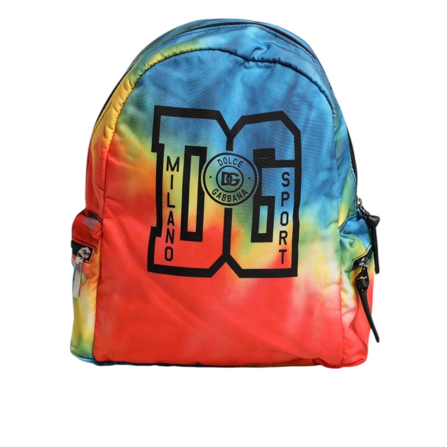 Front view with bag zipped and handles upright.