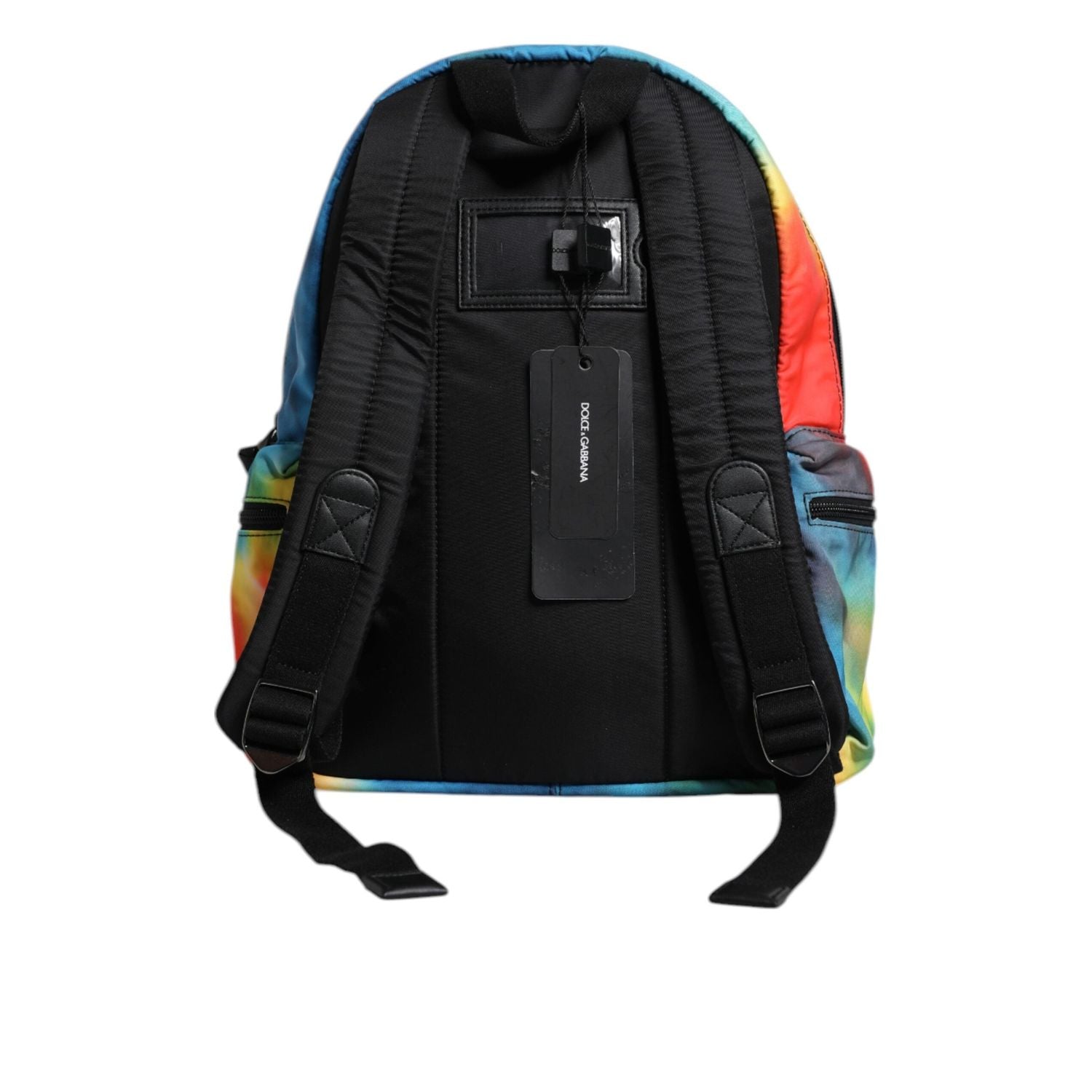 Front view with bag zipped and handles upright.