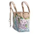 Dolce & Gabbana Multicolor Floral Canvas TANIA Top Handle Tote Bag