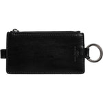 Dolce & Gabbana Black Horse Leather Lanyard Logo Card Holder Wallet BAG4201