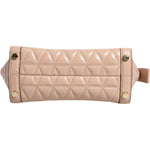 Michael Kors Peach Quilted Leather Logo Crossbody VIVIANNE Messenger Bag MK5028