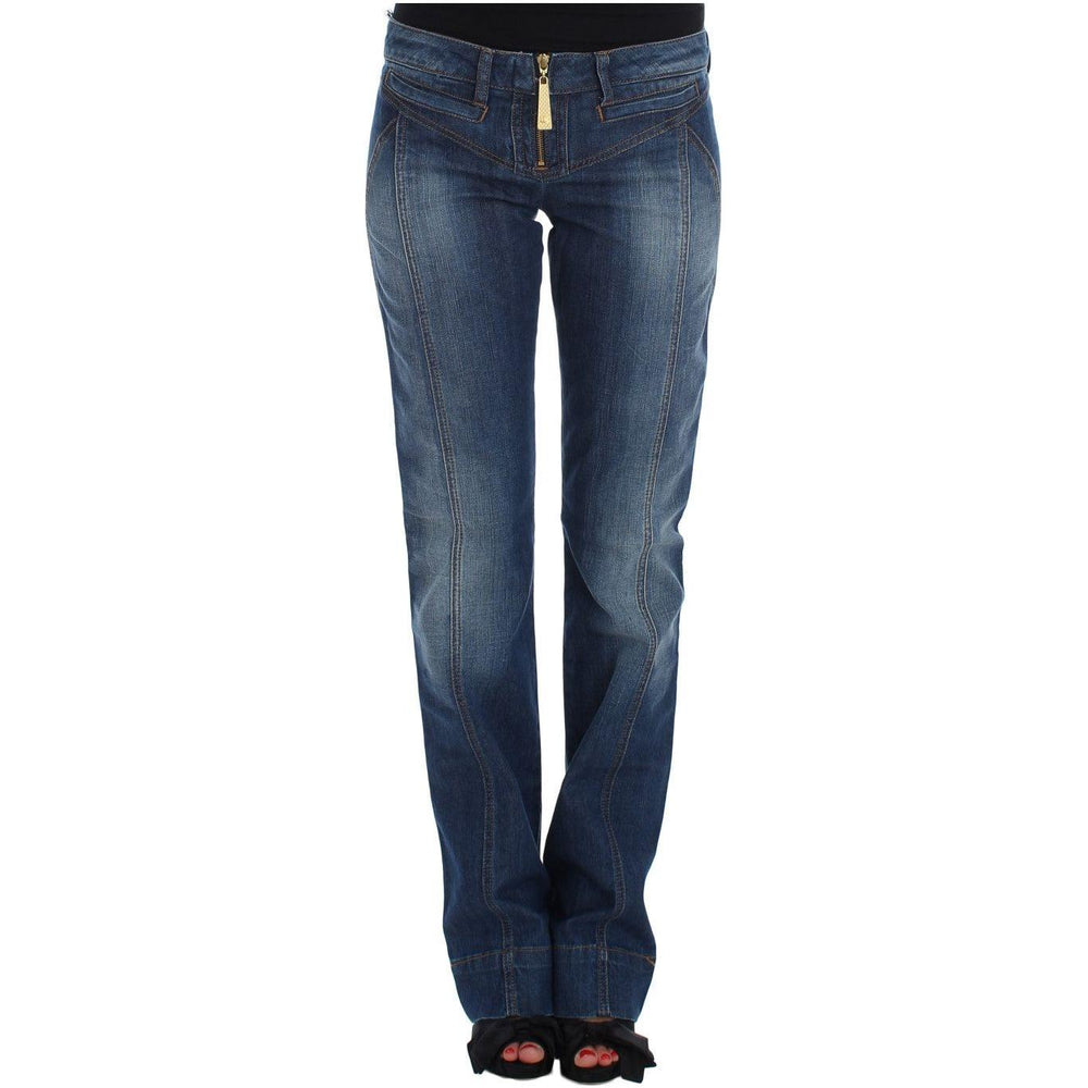 Cavalli Chic Boot Cut Blue Wash Denim Cavalli Dark Slate Gray
