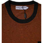 Dolce & Gabbana Brown DG Logo Polyester Crew Neck T-shirt TSH87541-44