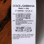 Dolce & Gabbana Brown DG Logo Polyester Crew Neck T-shirt TSH87541-44