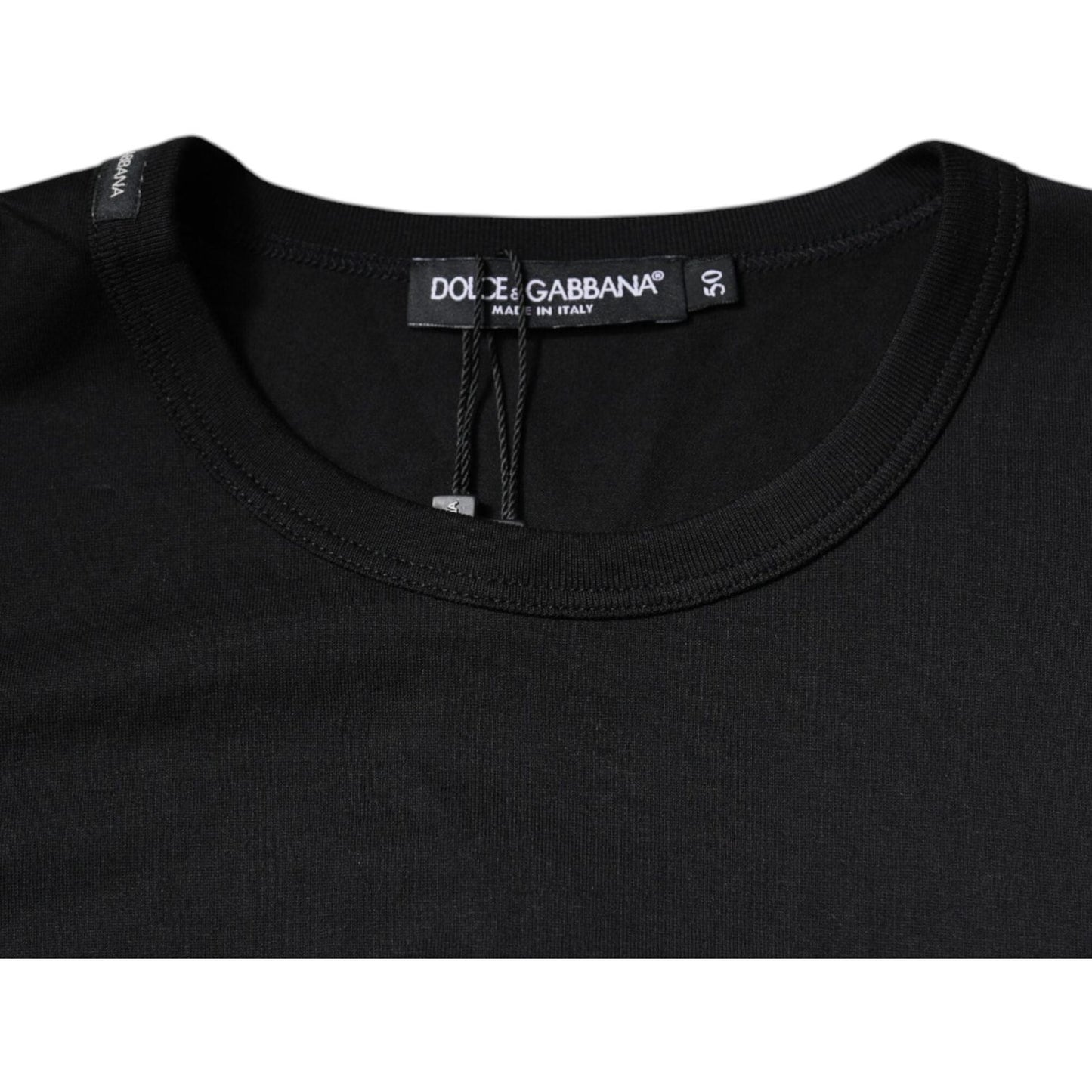 Dolce & Gabbana Blue Crown Crew Neck Short Sleeves T-shirt TSH87651-44