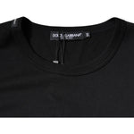 Dolce & Gabbana Blue Crown Crew Neck Short Sleeves T-shirt TSH87651-44