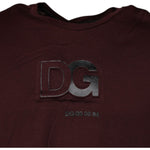 Dolce & Gabbana Brown Logo Print Cotton Crew Neck T-shirt TSH87672-56