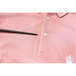 Dolce & Gabbana Pink Crown Collared Short Sleeve Polo T-shirt TSH87700-46