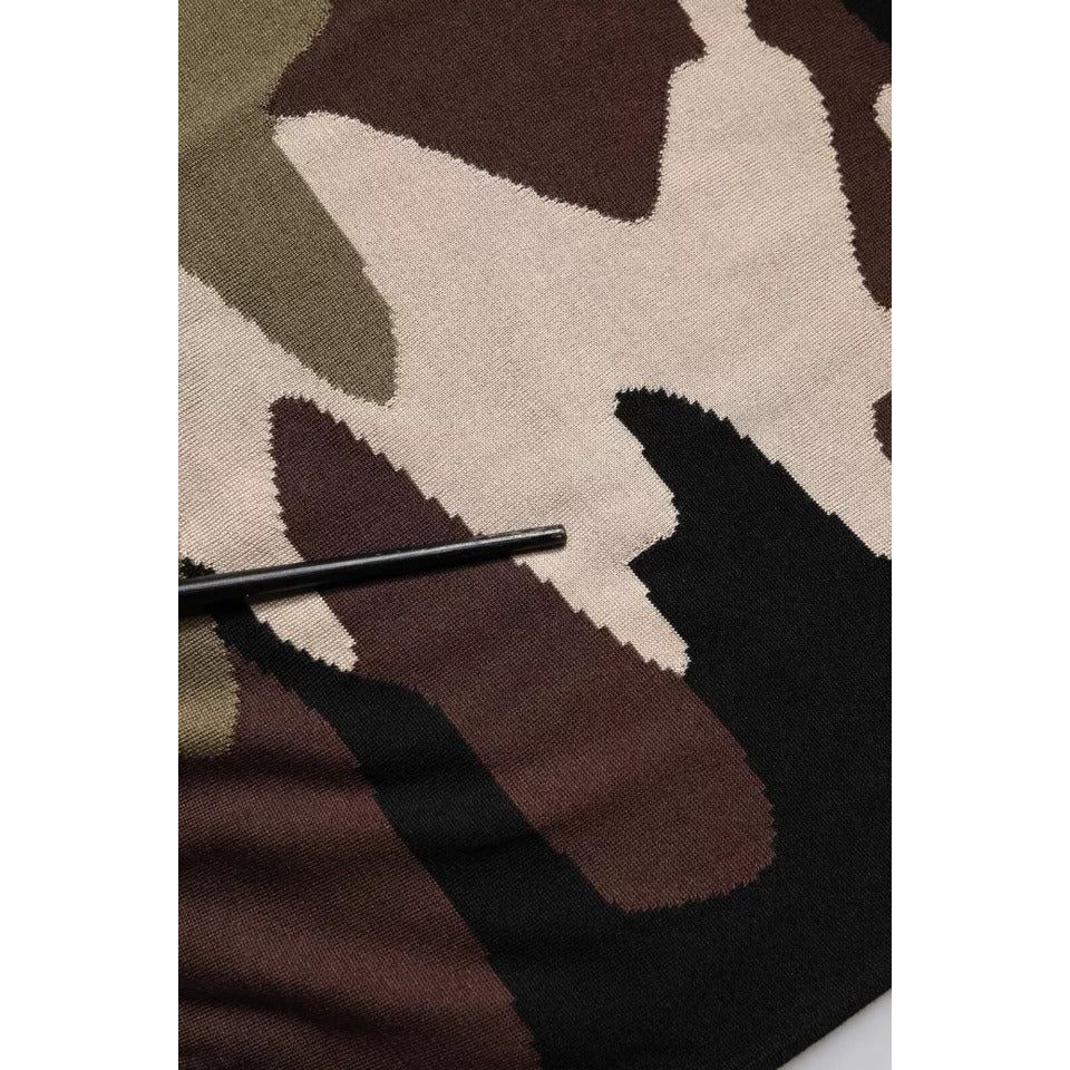 Dolce & Gabbana Multicolor Camouflage Collared Polo T-shirt TSH87711-48
