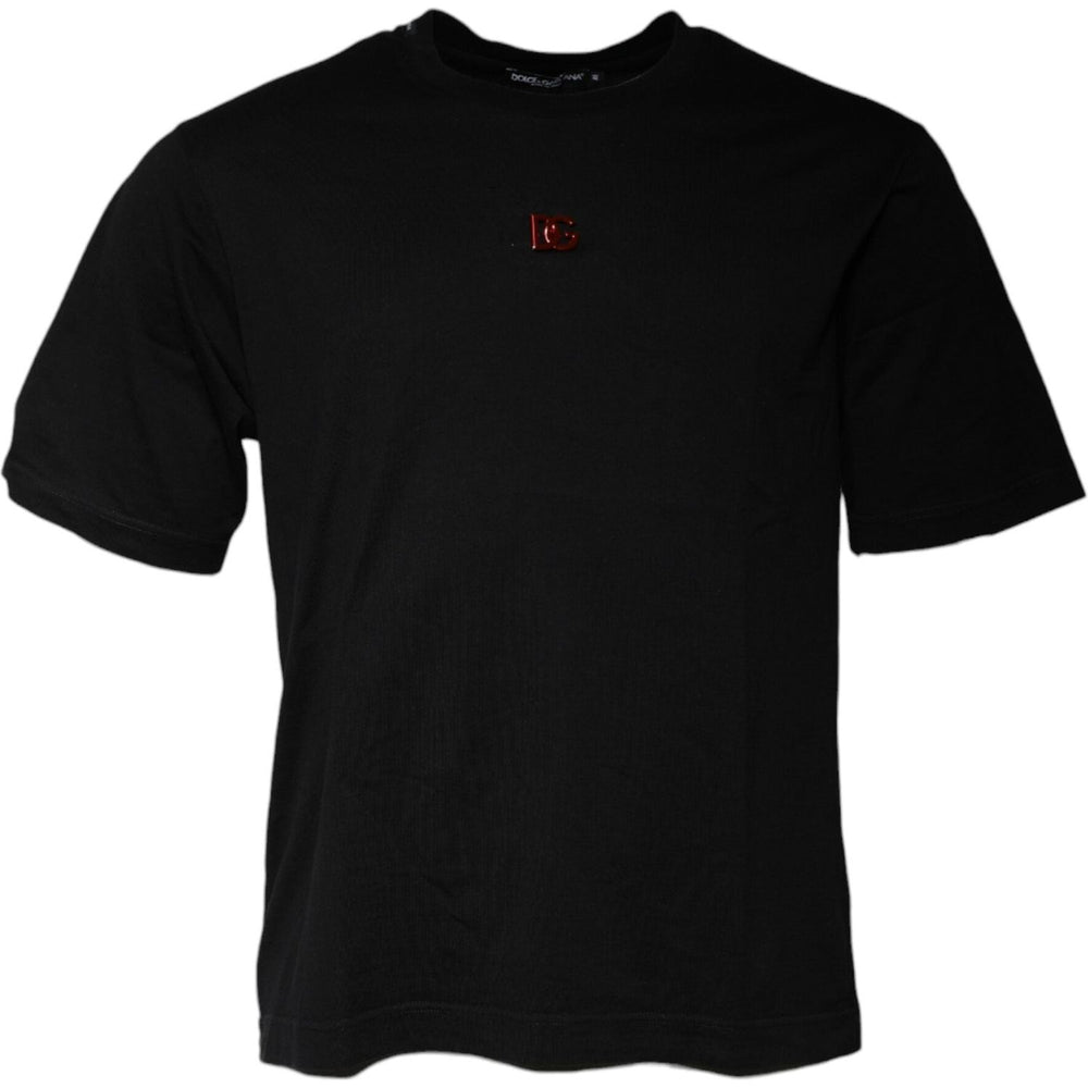Dolce & Gabbana Black DG Logo Crew Neck Short Sleeve T-shirt TSH87791-46