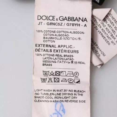 Dolce & Gabbana Black DG Logo Crew Neck Short Sleeve T-shirt TSH87791-46