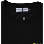 Dolce & Gabbana Black Logo Print Cotton Short Sleeves T-shirt TSH878463-50