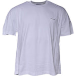 Balenciaga White Logo Cotton Crew Neck Short Sleeves T-shirt TSH878474-L