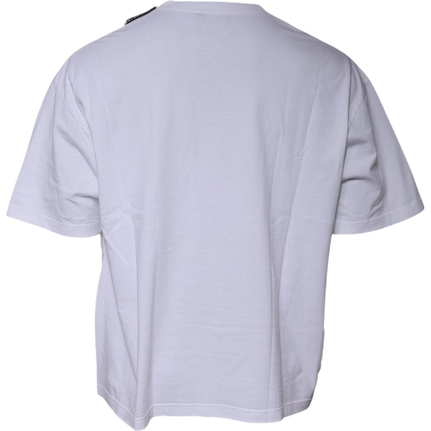 Balenciaga White Logo Cotton Jersey Crew Neck Short Sleeves T-shirt TSH878481-xl