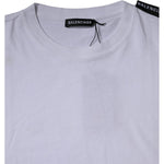 Balenciaga White Logo Cotton Jersey Crew Neck Short Sleeves T-shirt TSH878481-xl