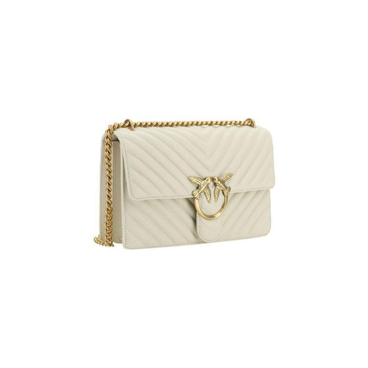 PINKO Love One Classic Shoulder Bag 1728,72470364320,Bags,New with tags,PINKO,Shoulder Bags - Women - Bags,White,Women,Women - Bags PI100941A0GKZ14QBB