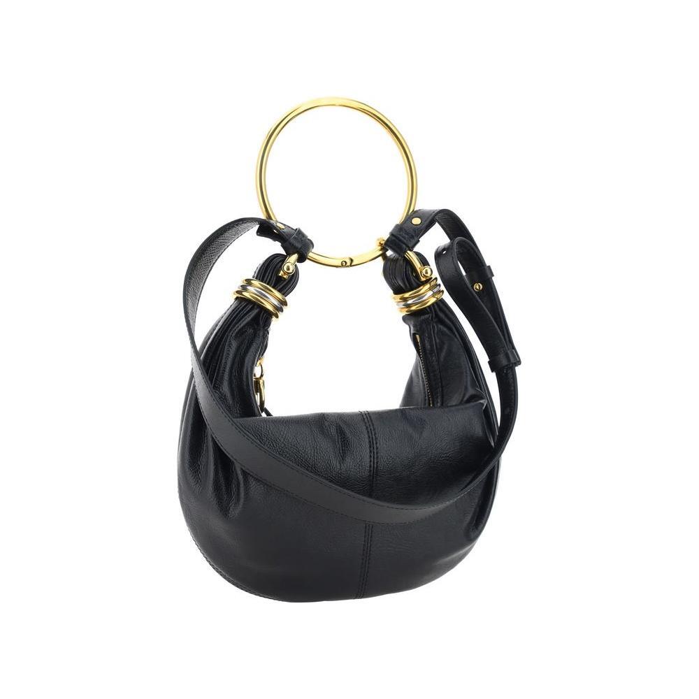 Front view with bag zipped and handles upright.