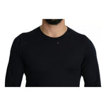 Dolce & Gabbana Black Cashmere Crew Neck Sweatshirt Sweater TSH5678-44