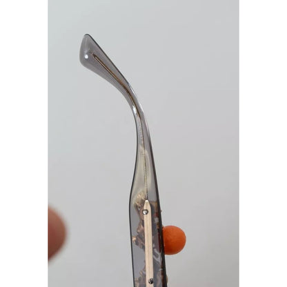 Dolce & Gabbana DG4283B Acetate Crystals Orange Applique Sunglasses