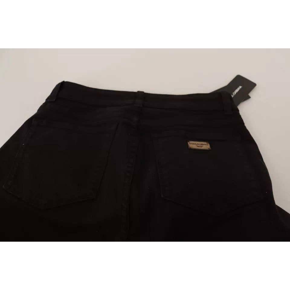 Dolce & Gabbana Black Cotton Stretch Skinny Denim Jeans PAN71883-38