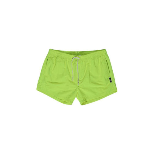 Hamaki-Ho Yellow Polyester Swim Short HA-15940000695-IT52 | XL