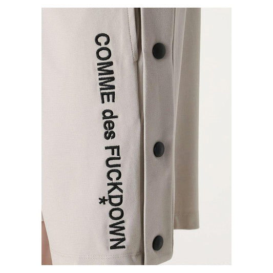 Comme Des Fuckdown Beige Viscose Short CO-14505-M
