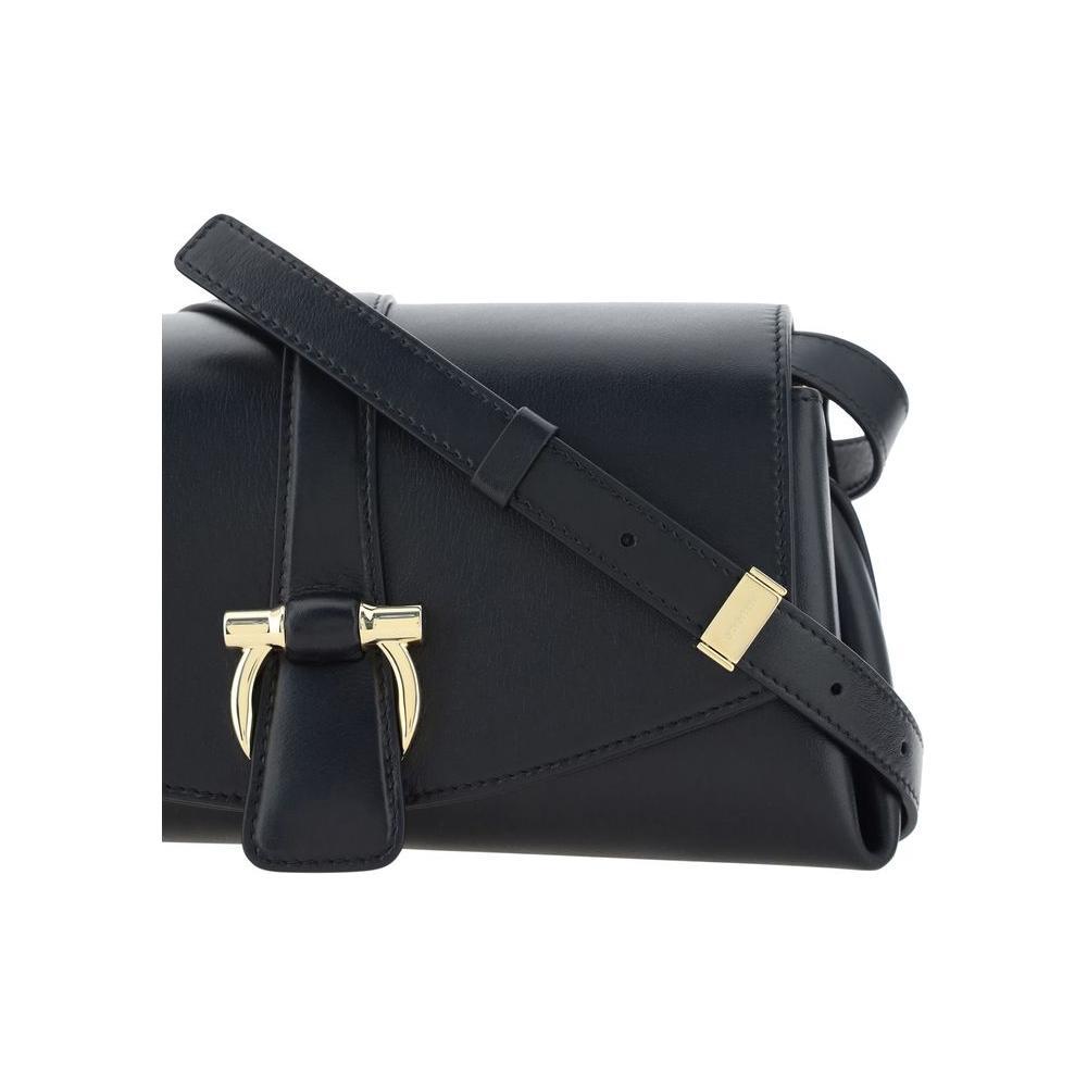 Ferragamo Flap Shoulder Bag 1728,72470364320,Bags,Black,Ferragamo,New with tags,Shoulder Bags - Women - Bags,Women,Women - Bags FE777233001BB