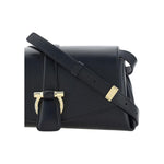 Ferragamo Flap Shoulder Bag 1728,72470364320,Bags,Black,Ferragamo,New with tags,Shoulder Bags - Women - Bags,Women,Women - Bags FE777233001BB