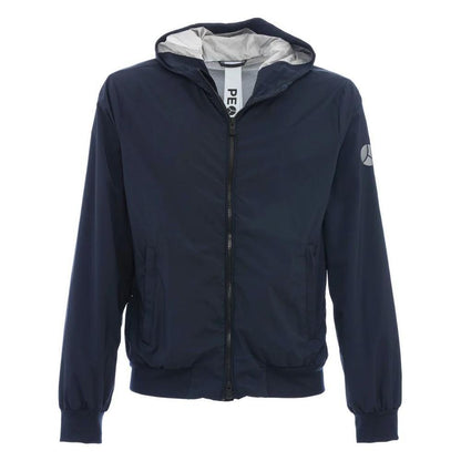 People Of Shibuya Blue Polyester Men Jacket