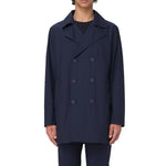 People Of Shibuya Blue Recycled Polyester Men Jacket PE-14544-IT46 | S