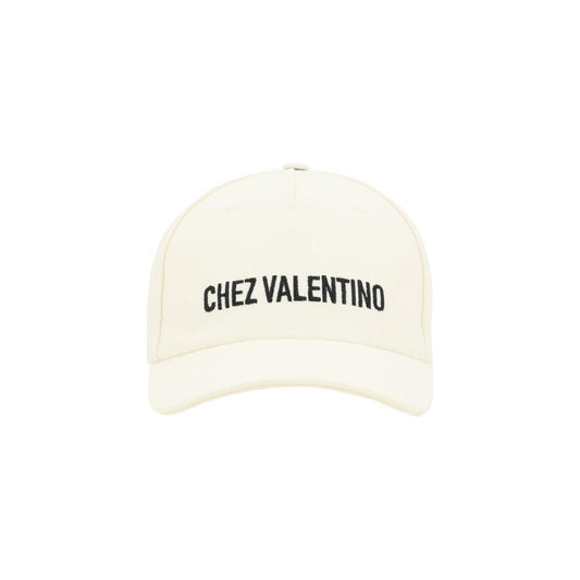 Valentino Garavani Chez Valentino Baseball Hat 1728,57 cm|S,72470364320,Accessories,Cream,Hats & Caps - Men - Accessories,Men,Men - Accessories,New with tags,Valentino Garavani VA-6Y2HDA41FVH0AN-57 CM|S