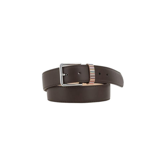 Paul Smith Iconic stripes Belt 1728,32,72470364320,Accessories,Belts - Men - Accessories,Brown,Men,Men - Accessories,New with tags,Paul Smith PA-M1A4950BMULKE66-32