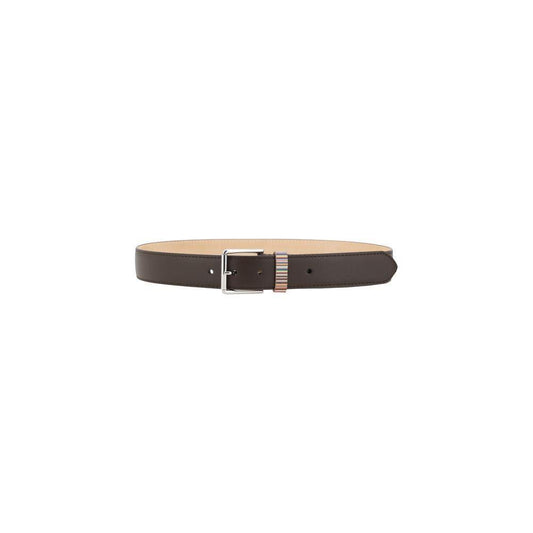 Paul Smith Iconic stripes Belt 1728,32,72470364320,Accessories,Belts - Men - Accessories,Brown,Men,Men - Accessories,New with tags,Paul Smith PA-M1A4950BMULKE66-32