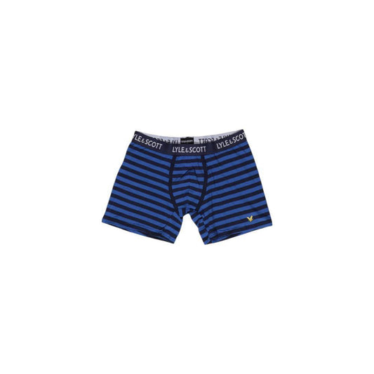 Lyle & Scott Blue Cotton Boxer LY-15820200126-IT46 | M