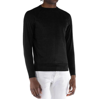 People Of Shibuya Black Cotton Sweater