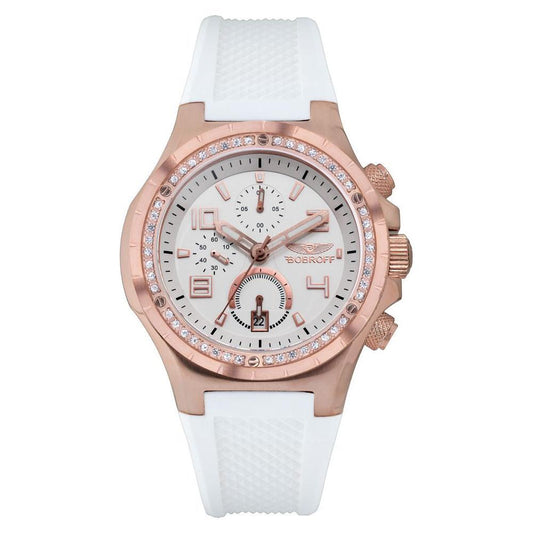 Bobroff White Rubber Watch 1728,67434610848,Bobroff,New with tags,Unisex,Unisex Watches - Watches,Watches,White BOBF1002L25AC