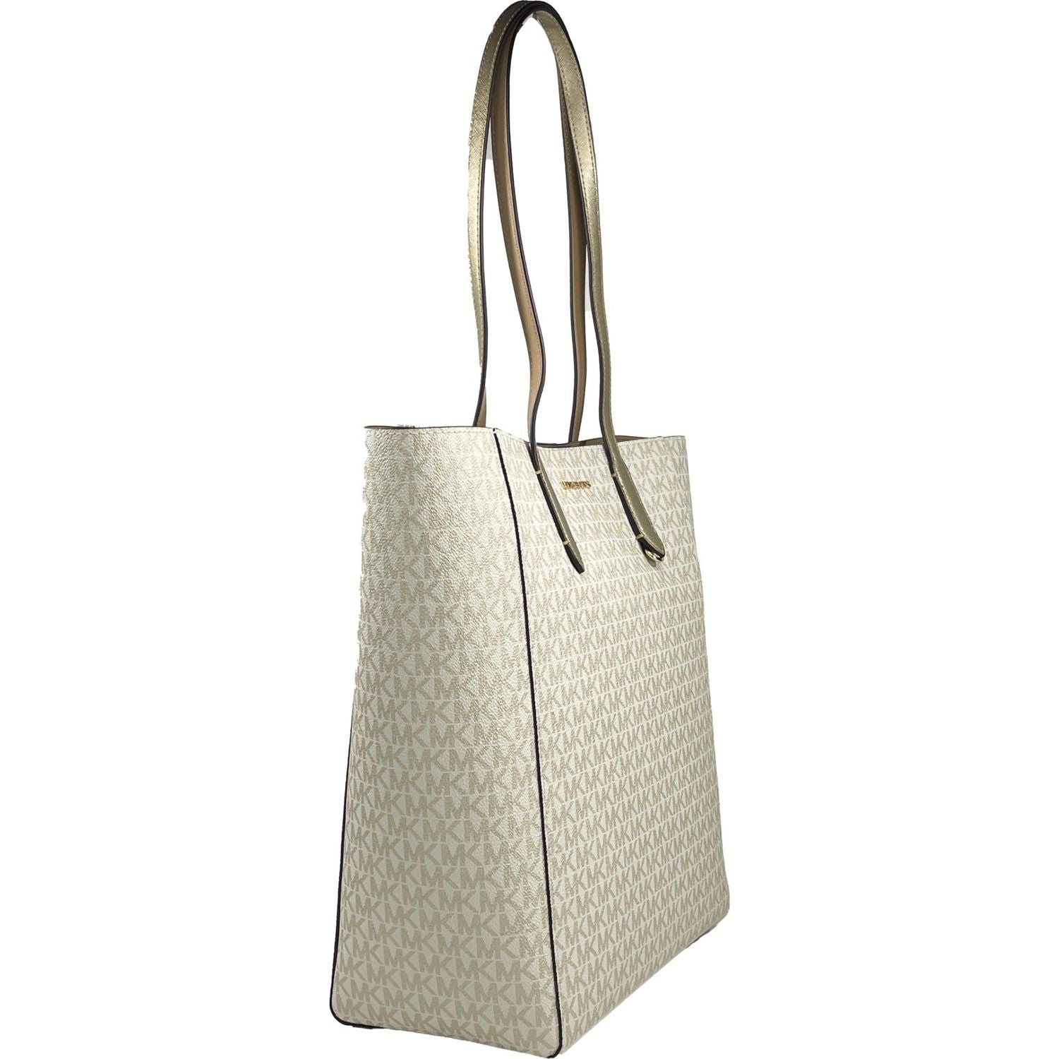 Front view with bag zipped and handles upright.