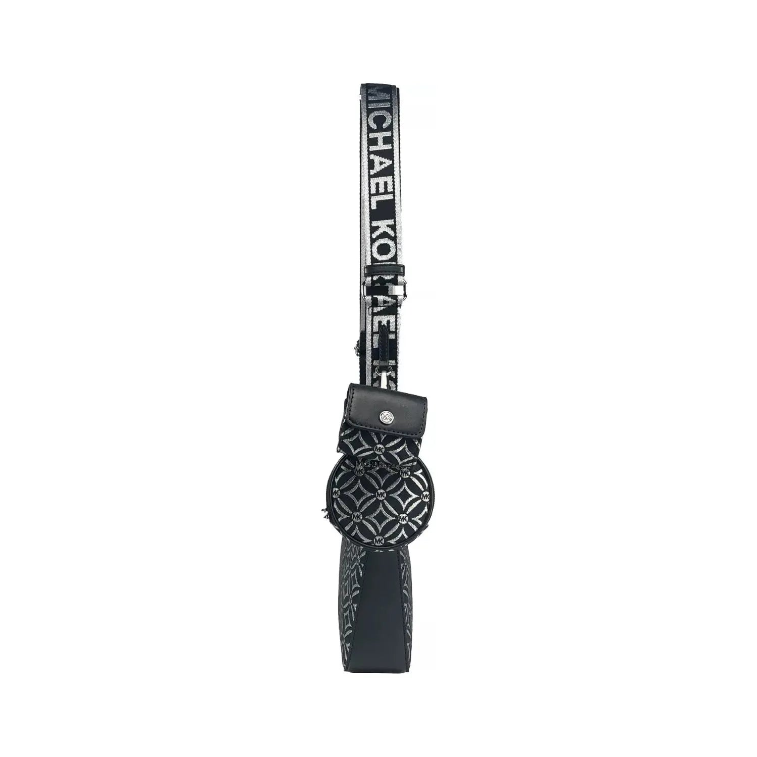 Front view with bag zipped and handles upright.