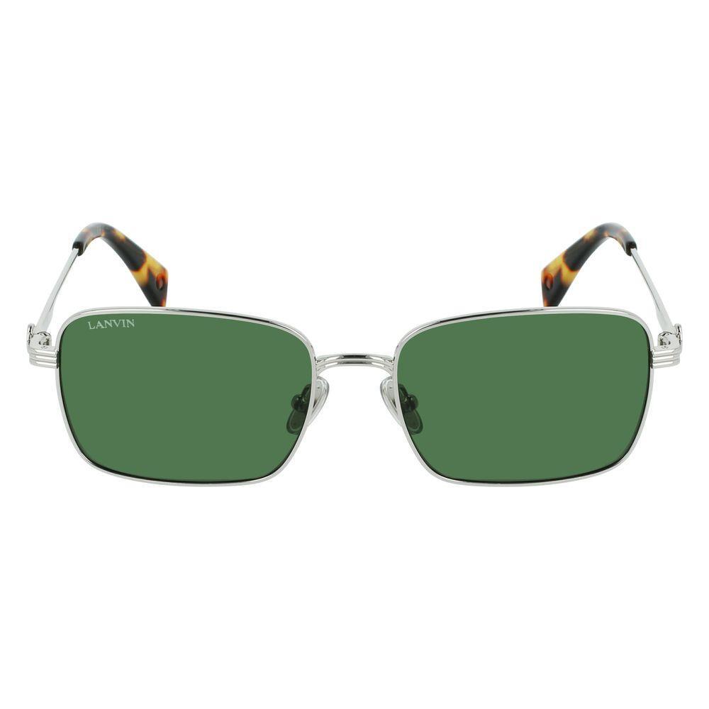 Lanvin Gray Metal Sunglasses LALNV104S045AC