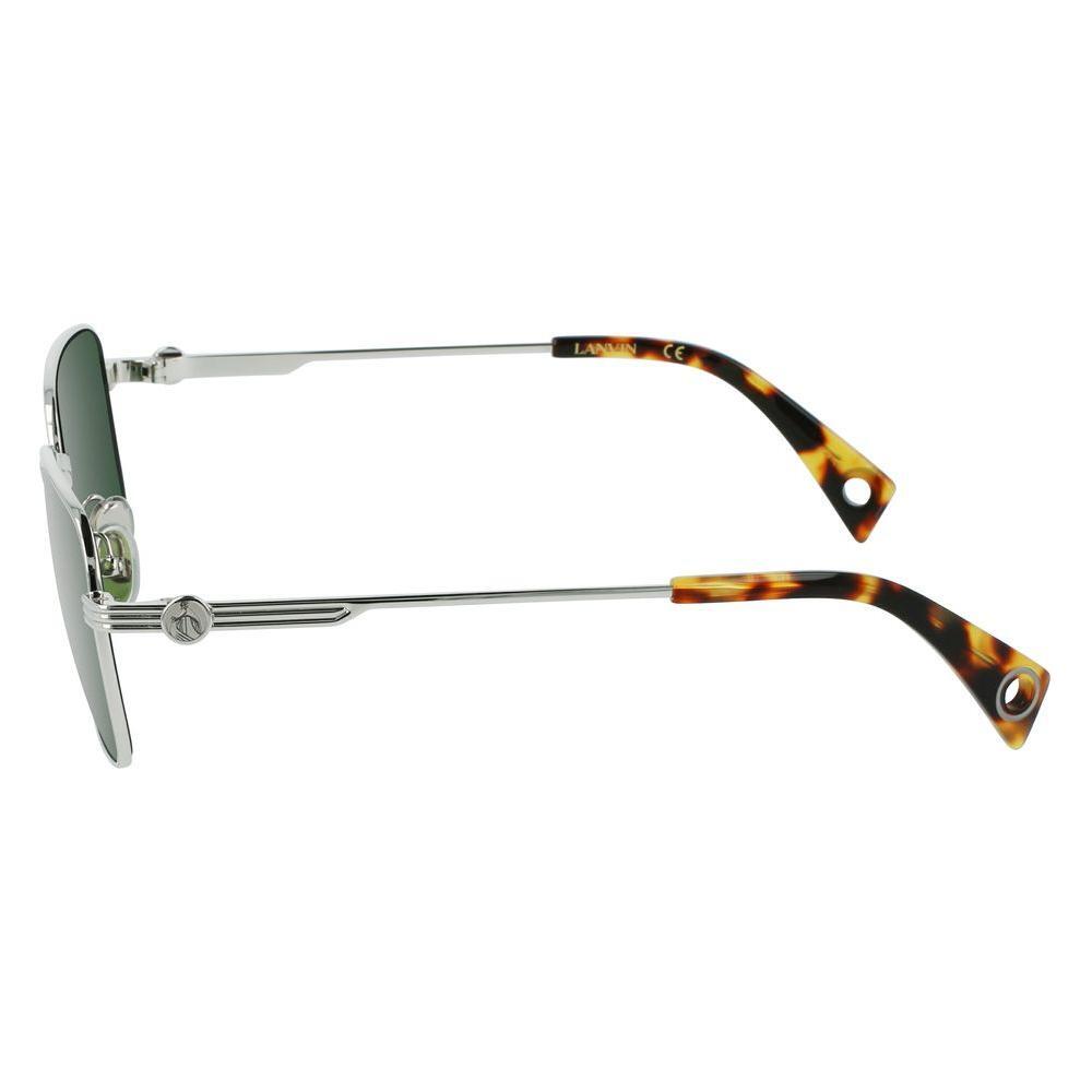 Lanvin Gray Metal Sunglasses LALNV104S045AC