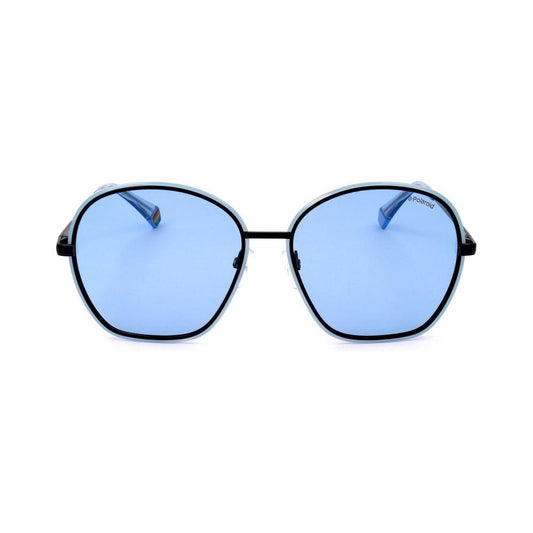 Polaroid Blue Metal Sunglasses