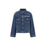 Kenzo Maxi print Denim Jacket 1728,72470364320,Blue,Clothing,Jackets & Coats - Women - Clothing,Kenzo,New with tags,S,Women,Women - Clothing,XS KE-FF52DV2486B3DS-XS