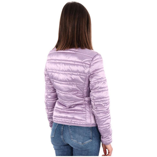 Yes Zee Purple Polyester Jackets & Coat YE-14602-XS