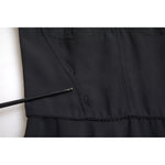 Dolce & Gabbana Black Sleeveless A-line Pleated Midi Dress DR281009-36