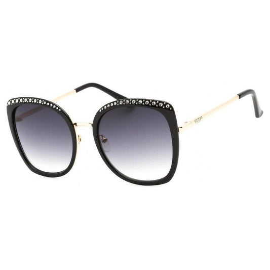 Guess Black Metal Sunglasses 1728,67434610848,Black,Guess,New with tags,Sunglasses,Sunglasses for Women - Sunglasses,Women GUGF038101BAC