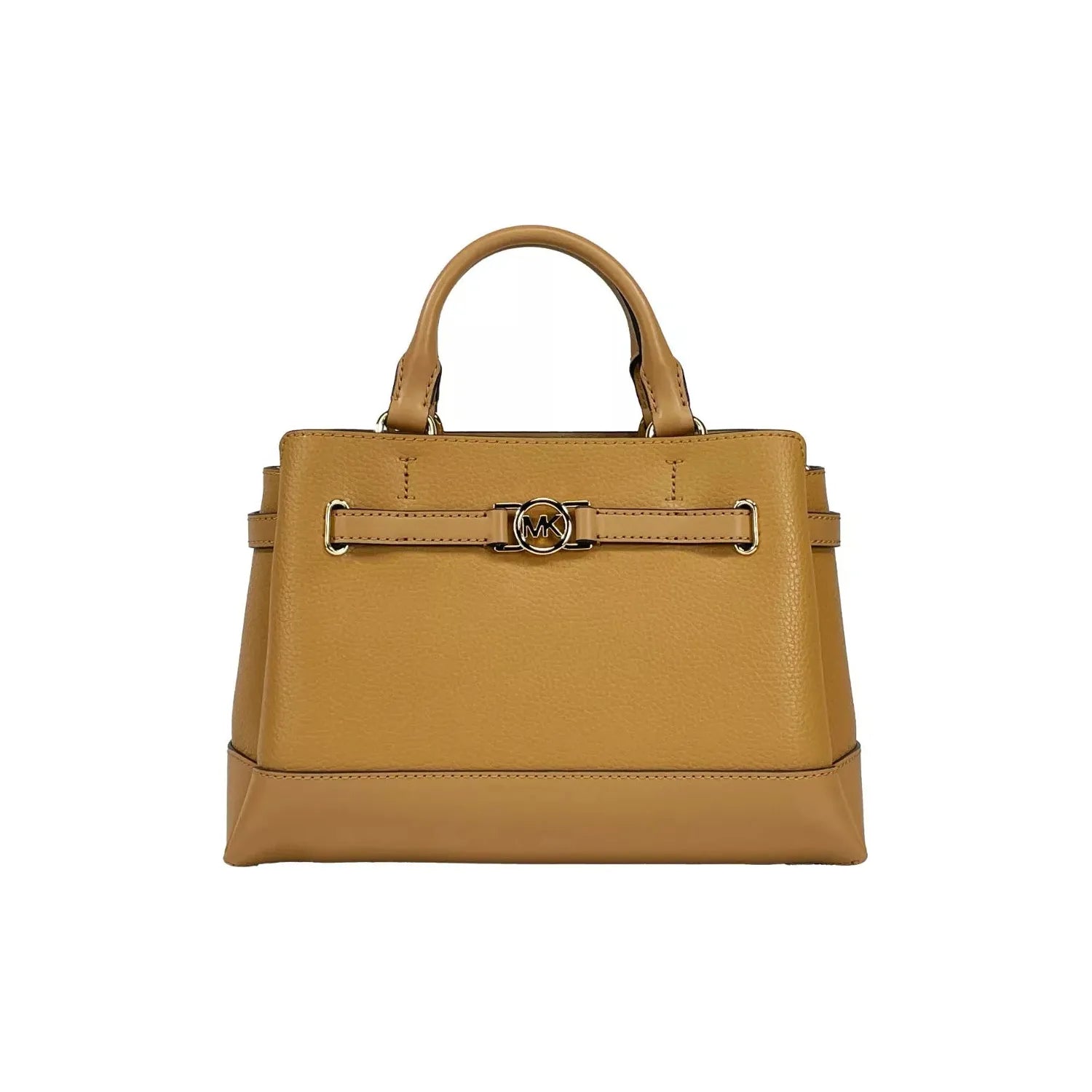 Front view with bag zipped and handles upright.