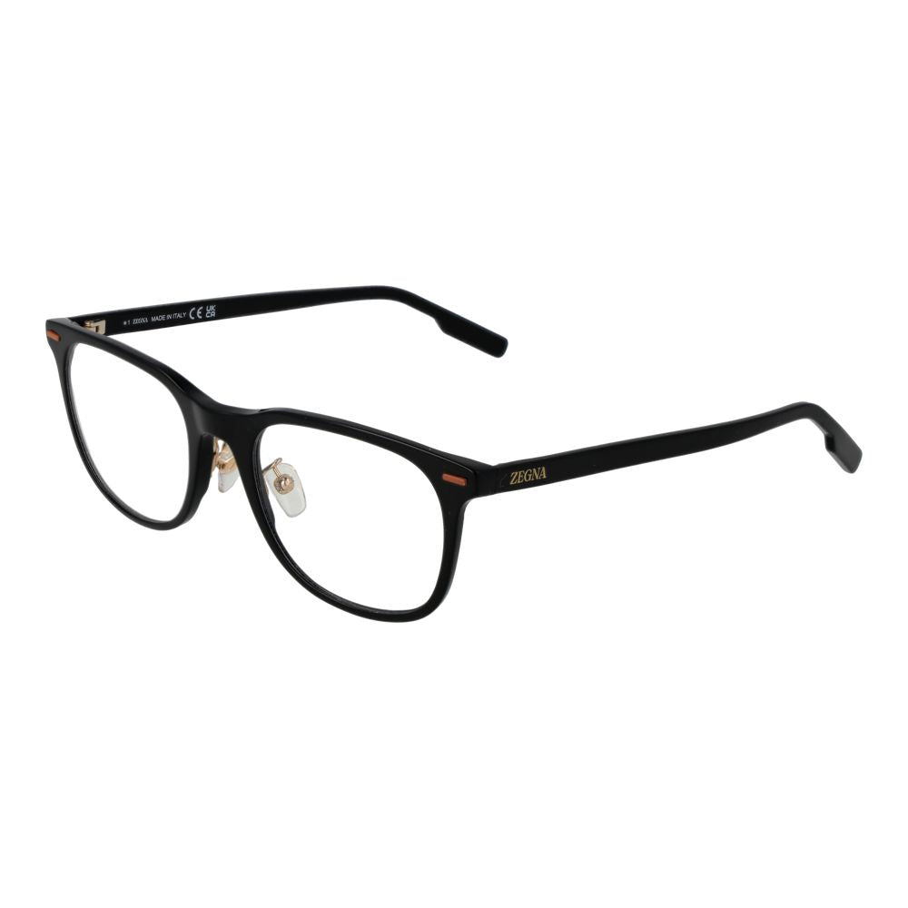 Ermenegildo Zegna Black Men Glasses Frame