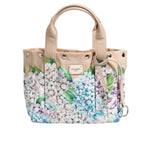 Dolce & Gabbana Multicolor Floral Canvas TANIA Top Handle Tote Bag