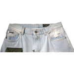 Dolce & Gabbana Light Blue Cotton Cargo Straight Denim Jeans PAN75676-48