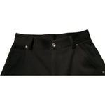 Dolce & Gabbana Black Cotton Mid Waist Cropped Pants PAN75712-44